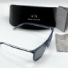 Armani Exchange Grey Square Men's Sunglasses