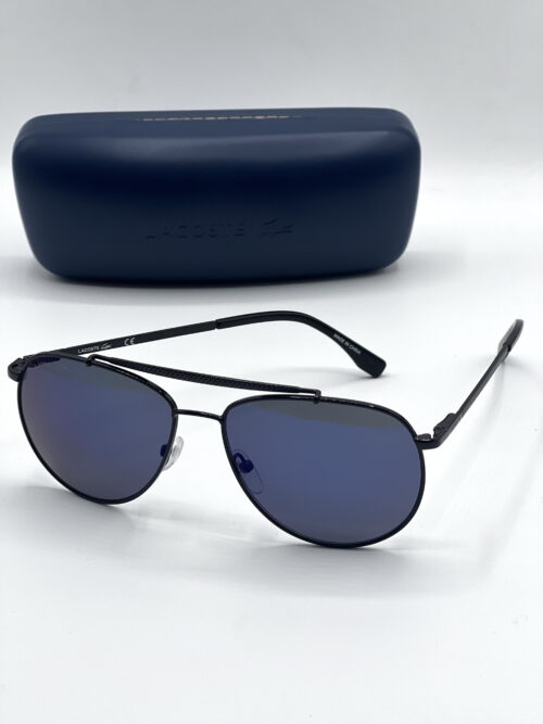 IMG_7837 Lacoste Blue Pilot Unisex Sunglasses
