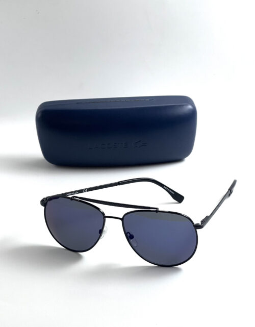 IMG_7841 Lacoste Blue Pilot Unisex Sunglasses