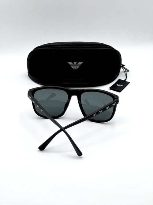 Emporio Armani Grey Square Men's Sunglasses