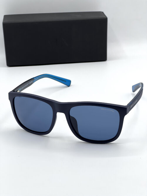 Armani Exchange Blue Square Men's Sunglasses