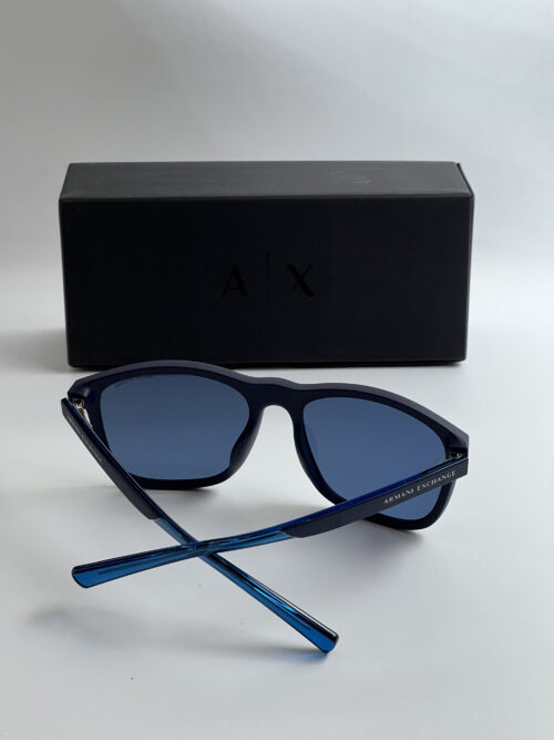 Armani Exchange Blue Square Men's Sunglasses