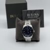 Bulova Sport Blue Dial Stainless Steel Men's Watch